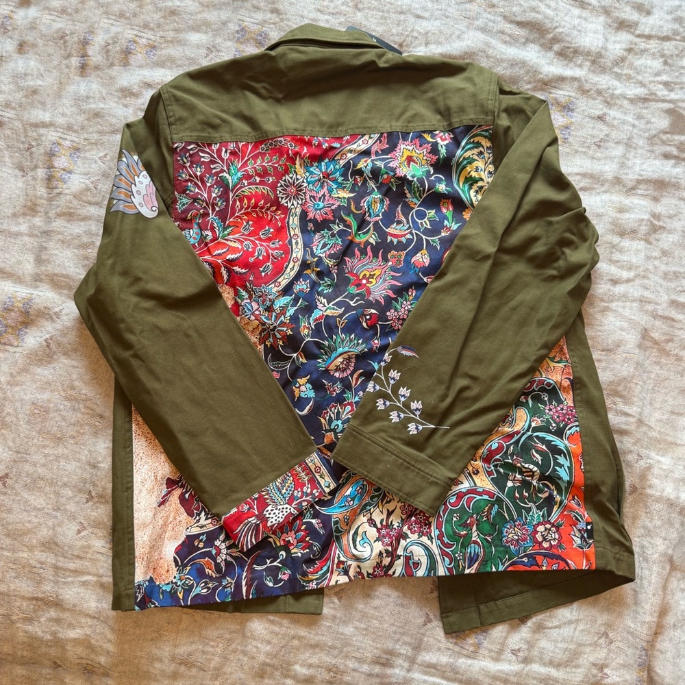 The Hundreds Olive Green Embroidered Field Jacket - Picture 2 of 6